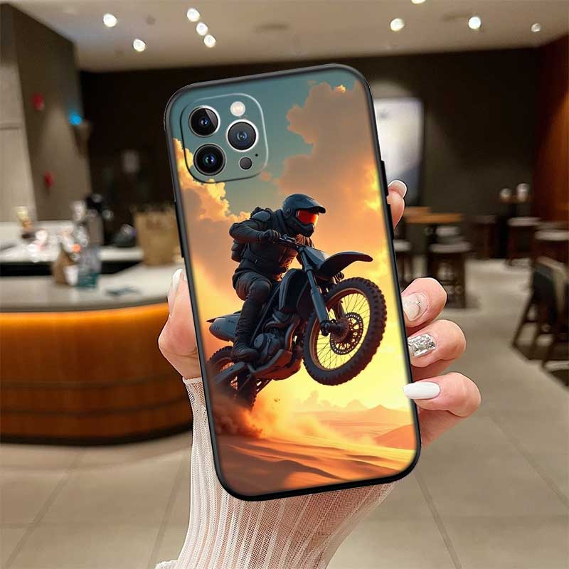 UP38 Motorcycle Racing New High-End Shell Phone Case for Redmi Note 10 11 12 Pro Max 10S 10C 10T 11A 11S 12S 12C