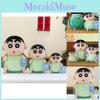 Adorable Crayon Shin-chan Plush Pillow Toy Soft Crystal Velvet Stuffed Doll