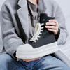 High-top shoes men's niche board shoes new American trend thick-soled cool street couple high-top board shoes 18459-R