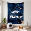 F1 (19) Personalisierbare Namens-Dekorations-Wandteppich, ideale Wahl für die Wanddekoration in Schlafzimmern, Wohnzimmern, Studentenwohnheimen und Zuhause