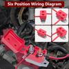 Auto Reset Circuit Breaker, Stud Type Circuit Breakers With Cover, 12V - 24V DC 30 Amp For RV Marine Boat Trolling, Car Engines And More 4PCS