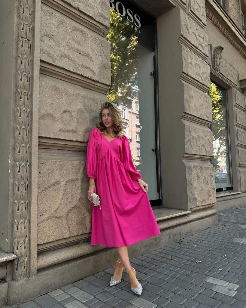 2024 Autumn European & American Long Backless Lace-Up Casual Dress