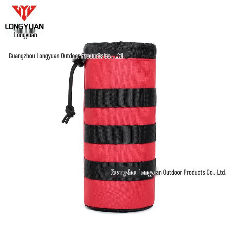 Outdoor Camouflage Tactical Water Bottle Sleeve with Mesh Drawstring