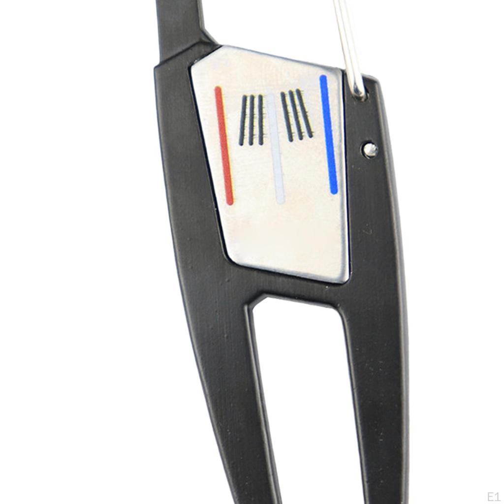 Multifunctional Golf Divot Tool Alloy Putting Green Fork for