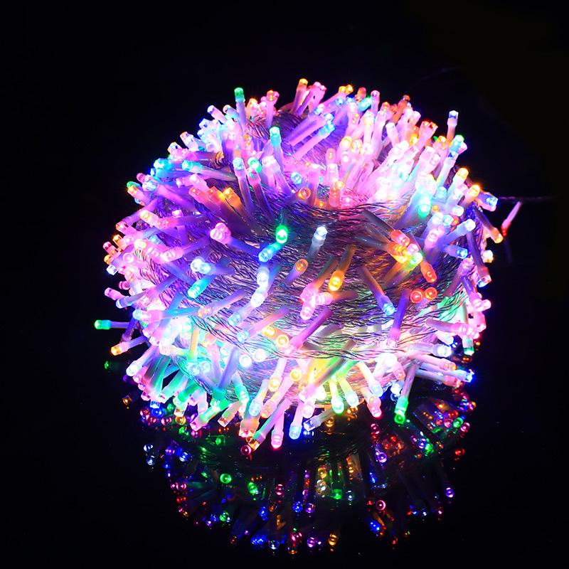 

Светодиодные гирлянды: Семицветные декоративные огни «Звездное небо» для торговых центров и праздничной атмосферы 100m 800 LED with Plug разноцветный