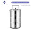 304 Stainless Steel Layered Thermal Lunch Box