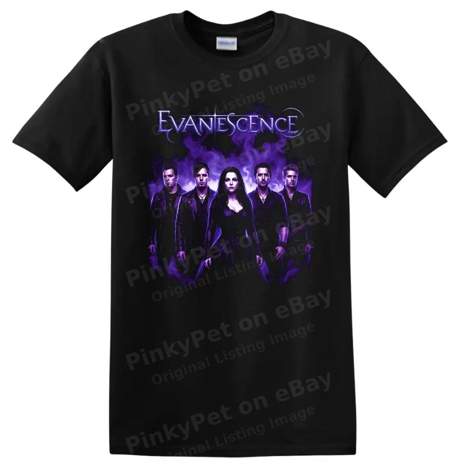 Evanescence Amy Lee Alternative Rock Band Poster Graphic T Shirt Concert Tee