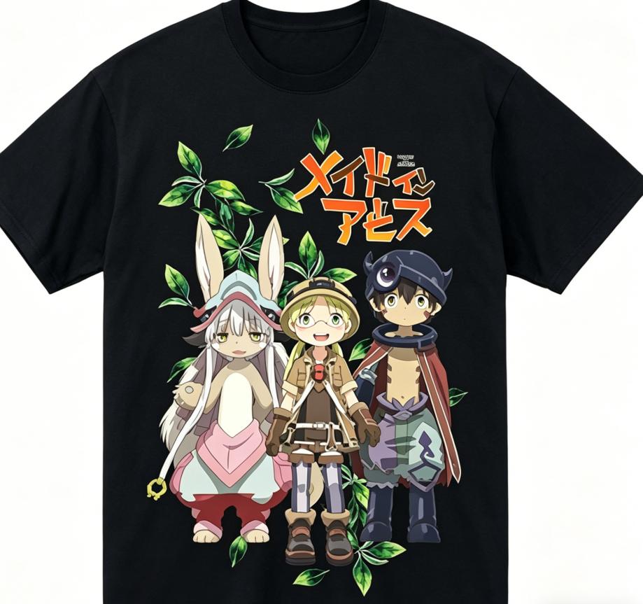 Made In Abyss Nanachi Anime Lover T shirt Year round clothing personality Clothes Plus Size Unisex New Model Couples high quality soft