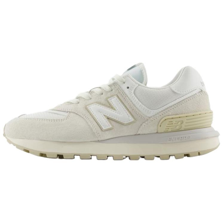 New Balance 574 Legacy Fabric Comfortable Soft Durable Low-Top Lifestyle Casual Shoes Unisex Casual Shoes Gray White U574LGSS