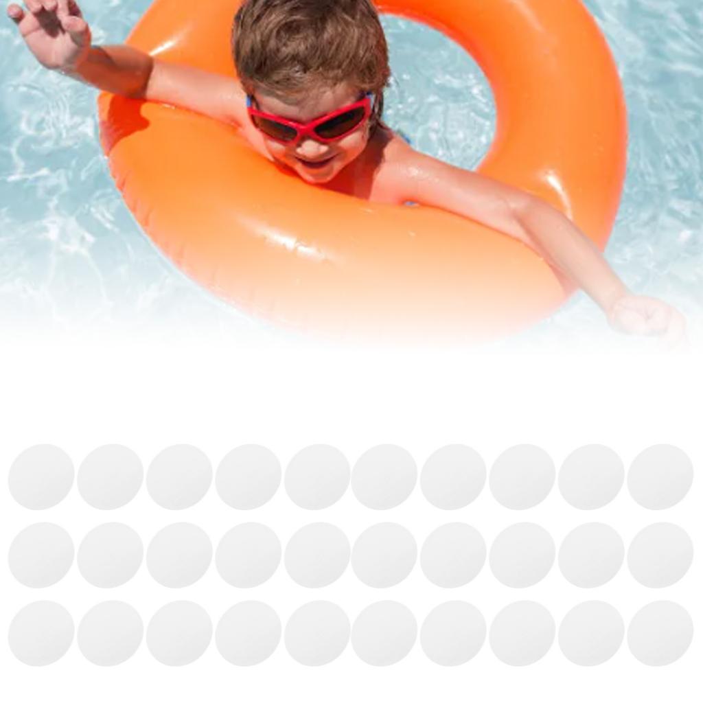 30pcs Inflatable Patch Repair Kit Waterproof Transparent Pool Repair Patch for Inflatable Pool Bounce House Raincoat Umbrella Swimming Ring