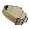 Varg Watch Company COUSSIN COAL MIL Armbanduhr mit GUIDI ROSELLINI Leder & Basis, Braun, CO-L-007-09BK