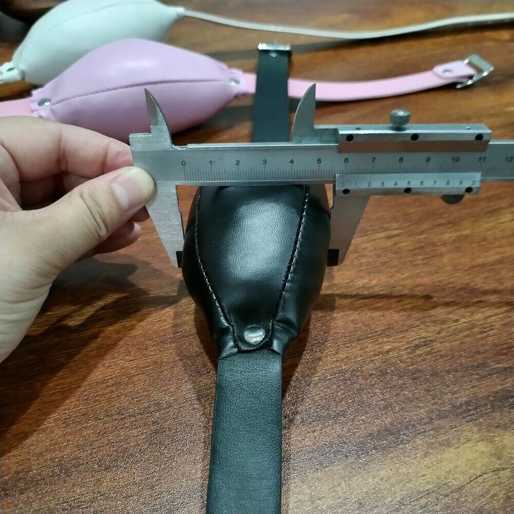 Soft PU Leather Padded Pillow Mouth Gag Slave Harness Bite Gag Pony Play Sex Toys for Couple Open Mouth Restraints Straps