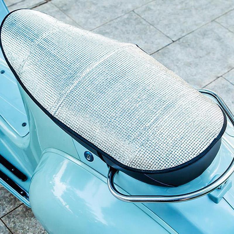 

Универсальная теплоизоляционная подушка, водонепроницаемый солнцезащитный чехол для сиденья мотоцикла, предотвращающий нагрев на сиденье скутера, солнцезащитный коврик