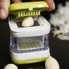 2 in 1 Double Sided Press Garlic Masher Portable Ginger Slicer Mini Garlic Press  Cooking