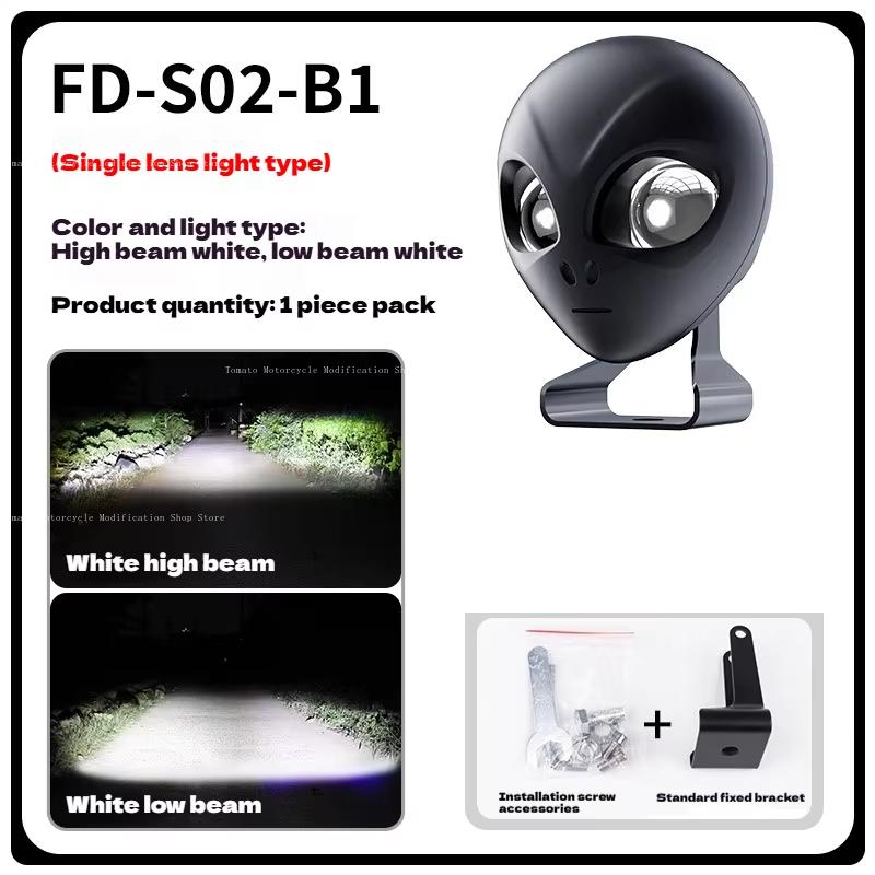 New Super Bright Motorcycle LED Explorers Headlight Projector Spotlight Lens LED Moto Fog Auxiliary Motorcycle Headl Accessories