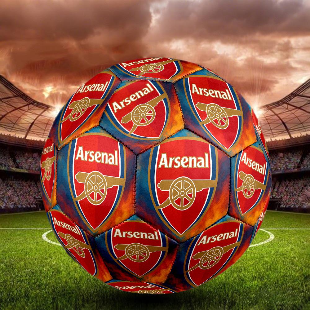 Arsenal. England-1  Indoor Soccer Ball Colorful All Ages Machine Stitched PVC Competition Ready Durable High-Bounce SIZE 5 Football.