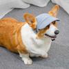 Pet Baseball Sun Hat, Adjustable Breathable Outdoor Visor Cap for Corgi Teddy Golden Retriever Puppy 20 Colors Lightweight Dog Sun Protection Hat
