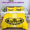 Mjällby AIF football Pattern Bedding,Quilt Set Quilt Cover Pillowcase Home Birthday Gift (1*duvet cover+2*pillowcase,without core)