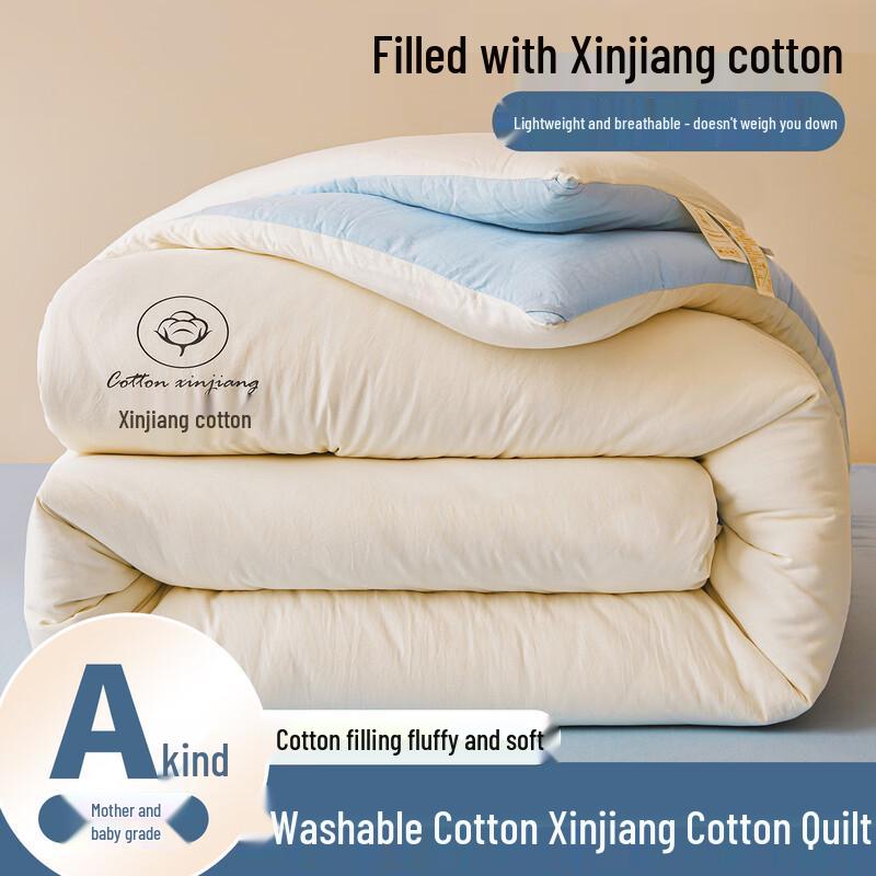 All-Season Washed Cotton & Soy Fiber Quilt