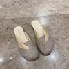 Fashion Flat Slides Rhinestone Women's Slippers and Ladies Sandals Vip Cheap Liquidation New Collection Top Designs Slip-resistant Shoes