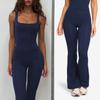 Yoga Suit, Trousers, Flared Pants, Women's Running Sports Vest, Women's Top, Pilates Quick-drying Suit