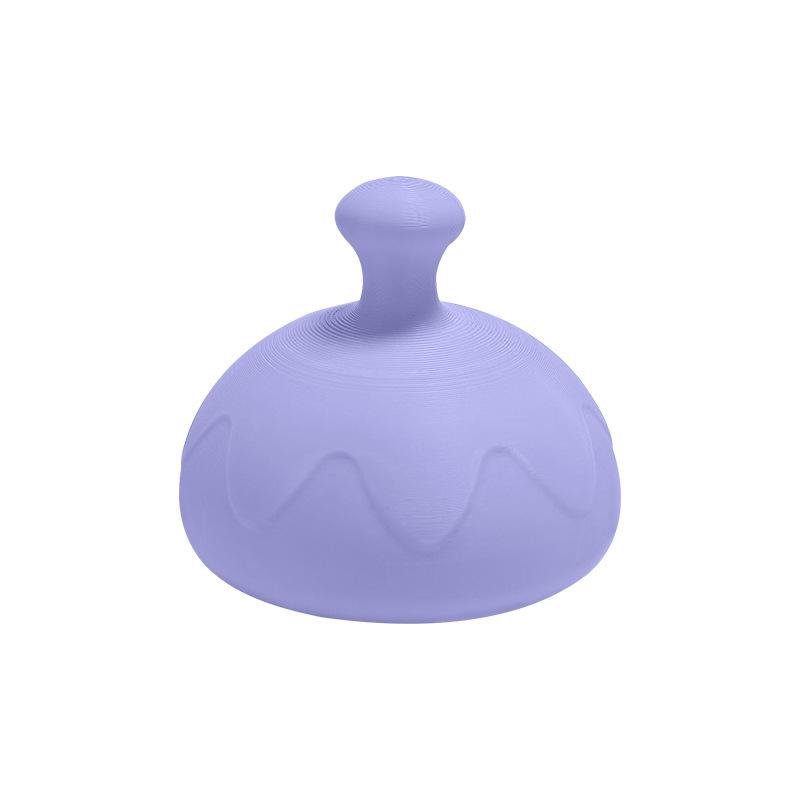 

1 PCS Silicone Sputum Remover Cup Pressure Drum Massage Pressure Drum Massage Cup Chest Percussion Cup For Burping Adults фиолетовый