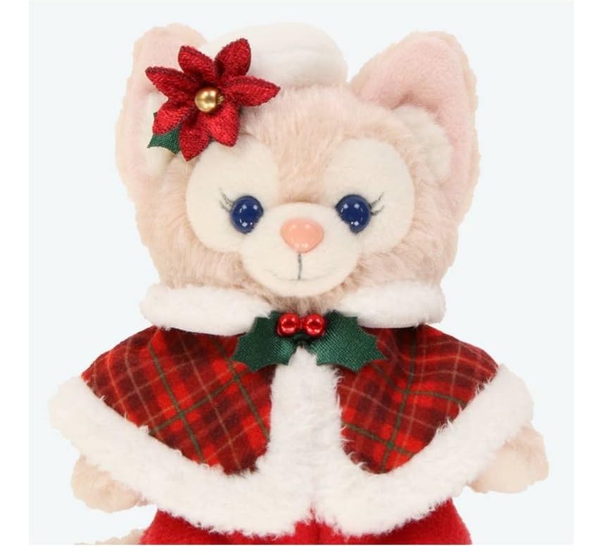 Lina Bell Plush Badge DisneySea 2024 Christmas Duffy Friends Dancing Snowflakes Lina Bell [Tokyo Exclusive] &