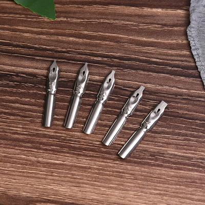 1 Set Retro Schreibstift Vintage Kalligraphie Feder Dip Stift Schreibtintenset
