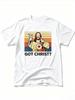 Unisex Funny Got Christ Retro Sunset Jesus Graphic TShirt Loose Oversized Harajuku Style Cotton Summer Streetwear Tee