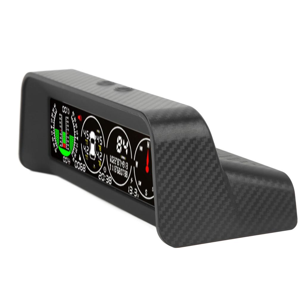 Car HUD Display Tire Pressure Pitch Roll Angles Monitoring Windshield Overhead Video Players