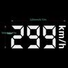299 Speed Racing Reflective Sticker, Fade Resistant Decal for Motorcycle Helmet Bike Motocross, Black Grey White Red
