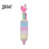 Office Supplies for Diary Decoration 6-in-1 Retractable Gel Pen Cute Unicorn Plush Doll Decor 6 in 1 Color Pens 0.5mm Multicolor Ballpoint