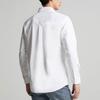 Calvin Klein Single Breasted Embroidered Long Sleeve Shirt Men Shirts Moonlight-White J324904