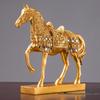 Ornament Figurine: Horse Wine Cabinet for Entrance or Living Room - Wealth-Attracting Office Desktop Craft for Home or Housewarming