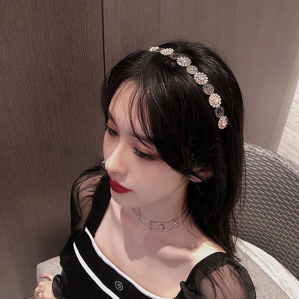 Clock Women Retro Headdress French Hair Accessories Hair Band Headwear Headband Hair Hoop