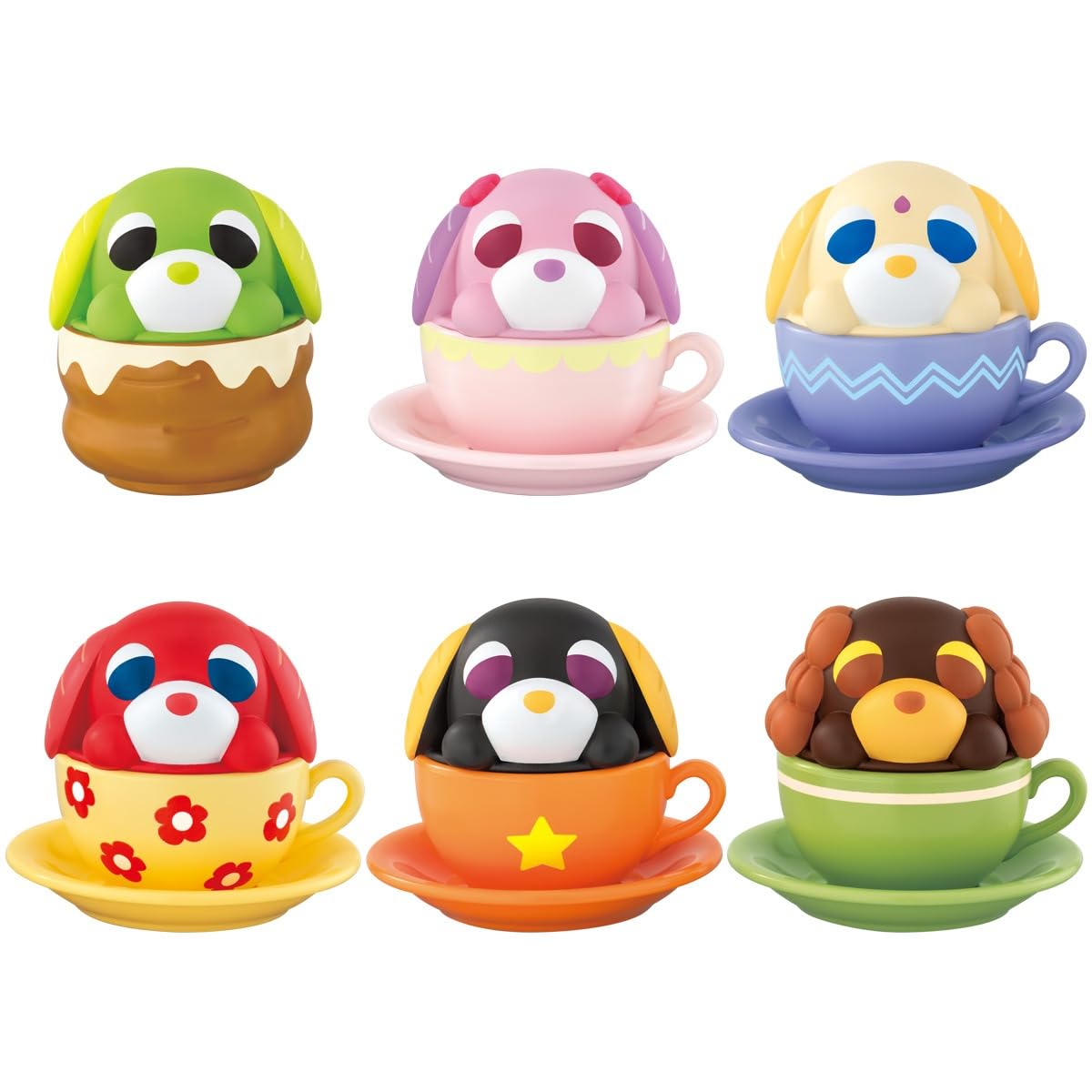 Bandai Case Chewing Gum Candy Toy Set of Ocha-inu  Ho  [BOX 12]