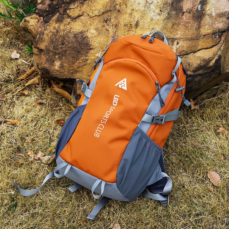 Large Ultra-Light Out Hiking Mountaineering Bag Stylish Colour-Block Women Backpack Waterproof Breathable Casual Travel Rucksack