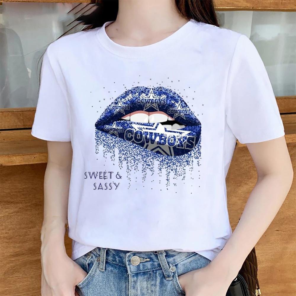 Summer Sexy Lip Print Short Sleeve Tshirt Womens Fashion Graphic Top High Street Slim Fit Modal Fabric