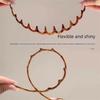 Elastic Wavy Hairband U Shape High Cranium Headband Fashion Hair Comb  for Women Girls