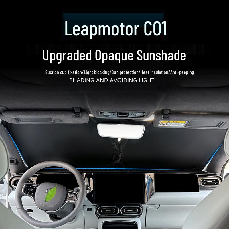 Leapmotor C01/C11 Window Sunshade: Privacy, Lightproof, Heat Insulation, Anti-Peeping Protection