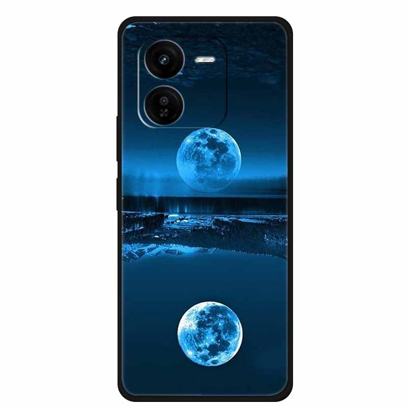 

For iQOO Z9x Z9 Turbo 5G Case Luxury Fashion Soft Silicone Phone Case For iQOO Z9 Turbo 5G Cover Shockproof TPU Protector Capa iQOO Z9x