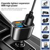 90W Car Charger QC3.0 PD Fast Charging Adapter Phone Chargers with Digital Display Cigarette Lighter Auto Accessories