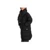 Li Ning Anti-Five Series Solid Color Logo Windproof Long Hooded Down Jacket Women Outerwear Black AYMR092-3