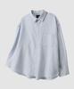 Denawo Soft Stripe Shirt (Sky Blue)