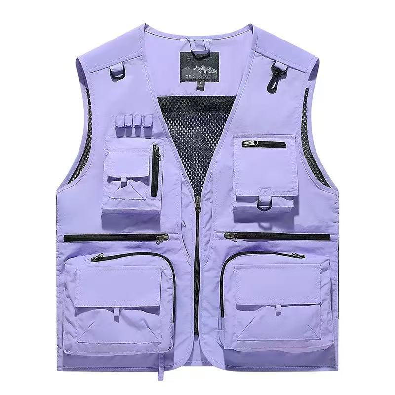 New Quick-drying Vest Men's Casual Outdoor Multi-bag Fishing Photography Vest