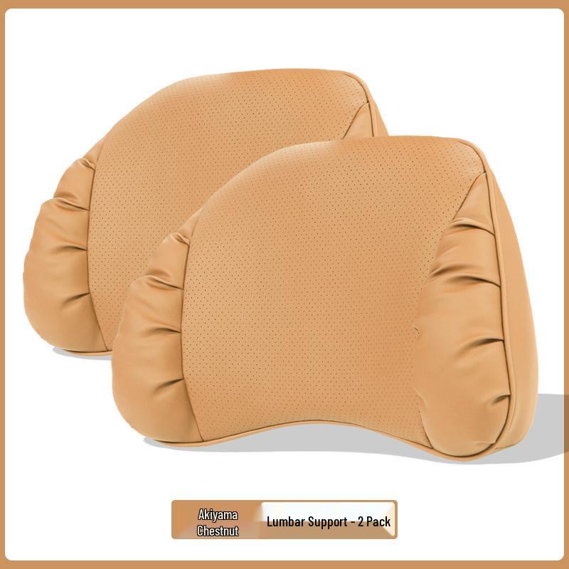 Mercedes-Benz & BMW Dual-Use Car Neck & Lumbar Support Pillow Set