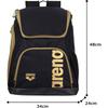 Arena Unisex Equipment Backpack 35L Capacity Free Size Black