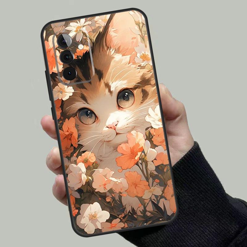 

Funny Cute Cat Case For Samsung Galaxy A54 A34 A14 A36 A56 A06 A13 A53 A32 A12 A22 A52 A35 A17 A16 A55 A15 Samsung A14