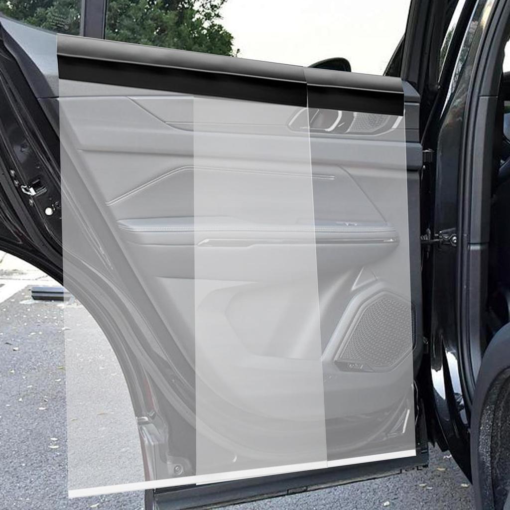 Car Door Panel Cover Waterproof Guard Protection For Car Window Film Tint Application Reusable Vehicle Water Shield Sheet