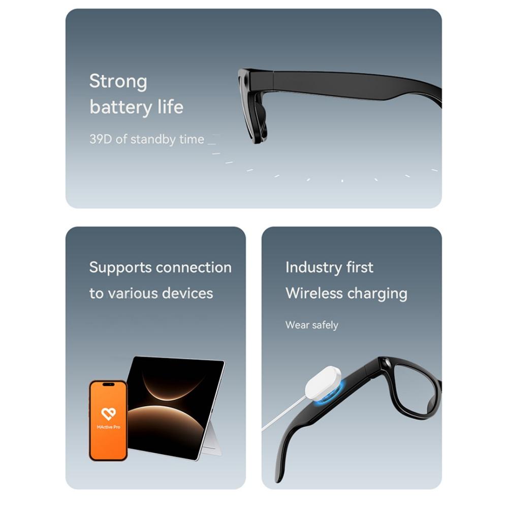 AI Smart Glasses Bluetooth Real Time Translation AI Voice Assistant